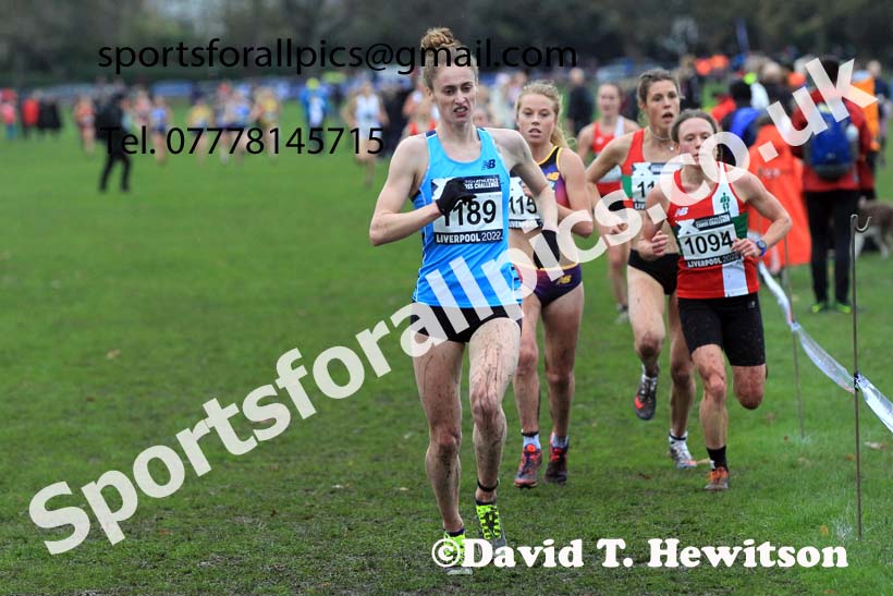 Senior Women and Under-23 Women, 2022 British Athletics Cross Challenge, Sefton Park, Liverpool.  Photo: David T. Hewitson/Sports for All Pics